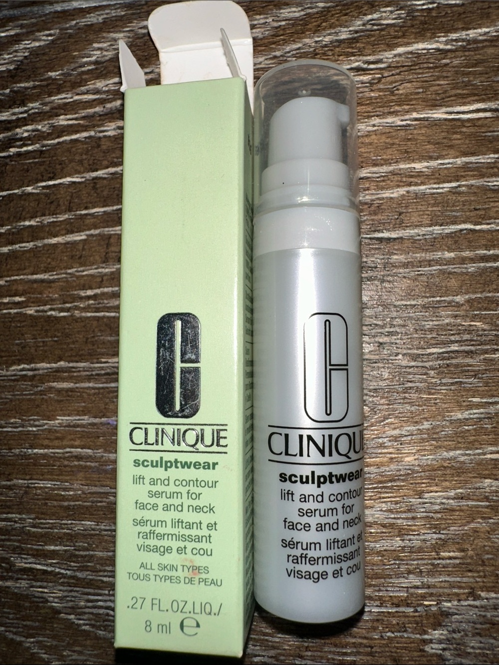 Clinique Sculptwear Lift & Contour Serum Face & Neck 0.34 oz NWT
